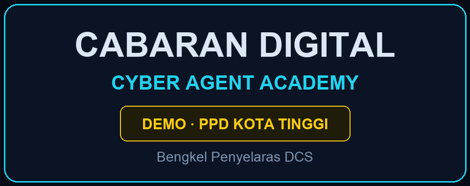 Cabaran Digital — Demo PPD Kota Tinggi